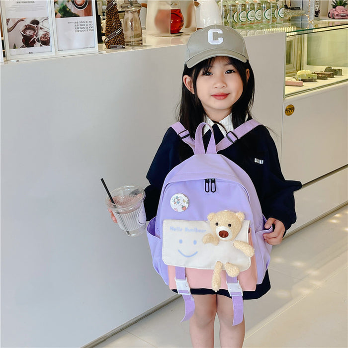 Wholesale Canvas Children's Stylish Small Backpack JDC-BP-YuanDuo024