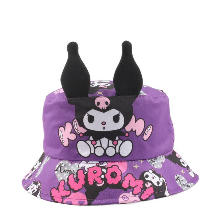 Wholesale  children' s hat cartoon animation baby fisherman hat summer sunshade sun hat