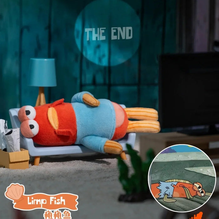 Wholesale Blind Box Funny Plush Doll Passerby Fish Lying Flat Fish Pendant Toy Bag Pendant