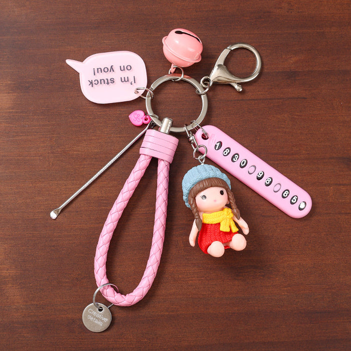 Wholesale Cartoon Cute Keychain  Pendant  Hanging Bag  Key Chain