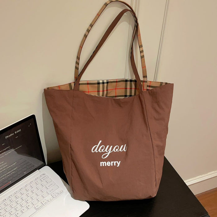 Wholesale Canvas Bag Canvas Bag Surface Double-Sided Large Capacity Shoulder Bag Tote Bag