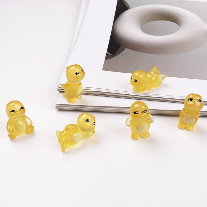 Wholesale 10pcs Luminous 3D Cartoon Jewelry DIY Accessories JDC-FK-YaoL006