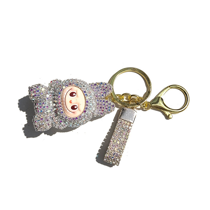 Wholesale Metal Rhinestone Keychain  for Couples