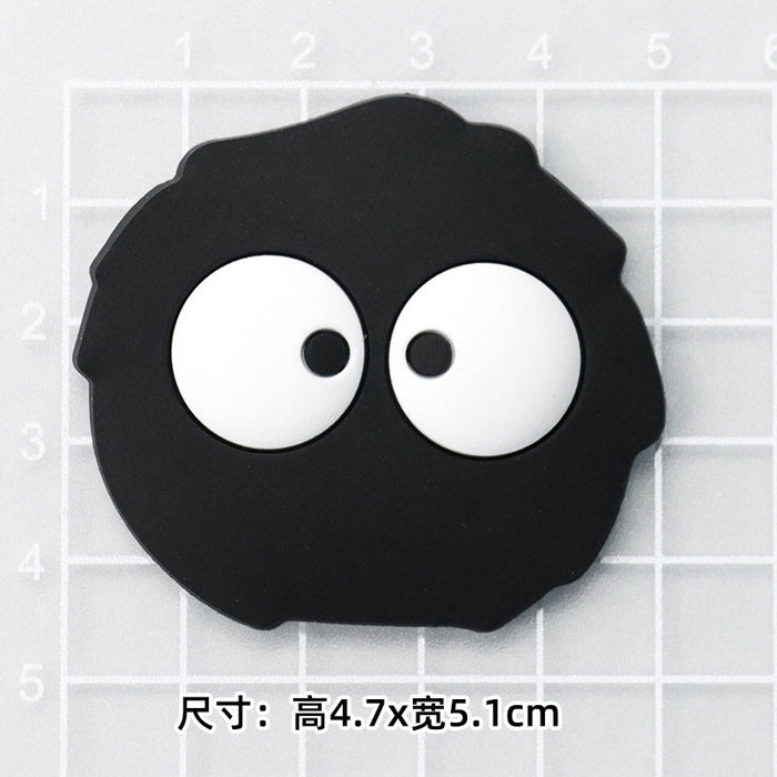 Wholesale 10pcs Soft rubber briquette elf silicone patch slippers buckle headset phone case airbag bracket refrigerator sticker accessories