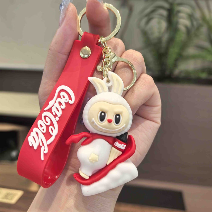 Wholesale Surfing Coke Little Lamb Keychain Little Lamb Doll Cute Schoolbag Pendant