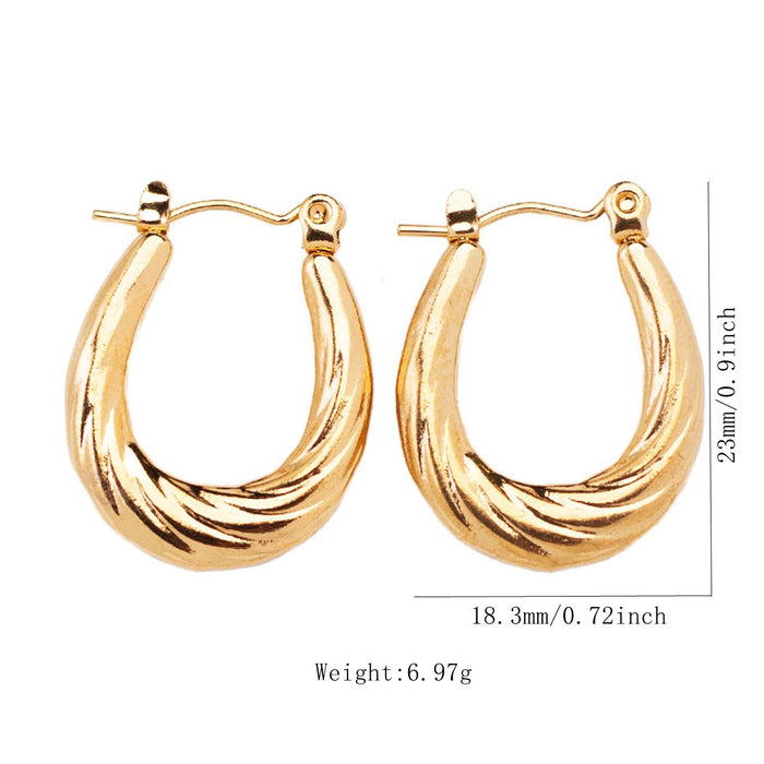 Wholesale Stainless Steel Geometric Earrings Earrings