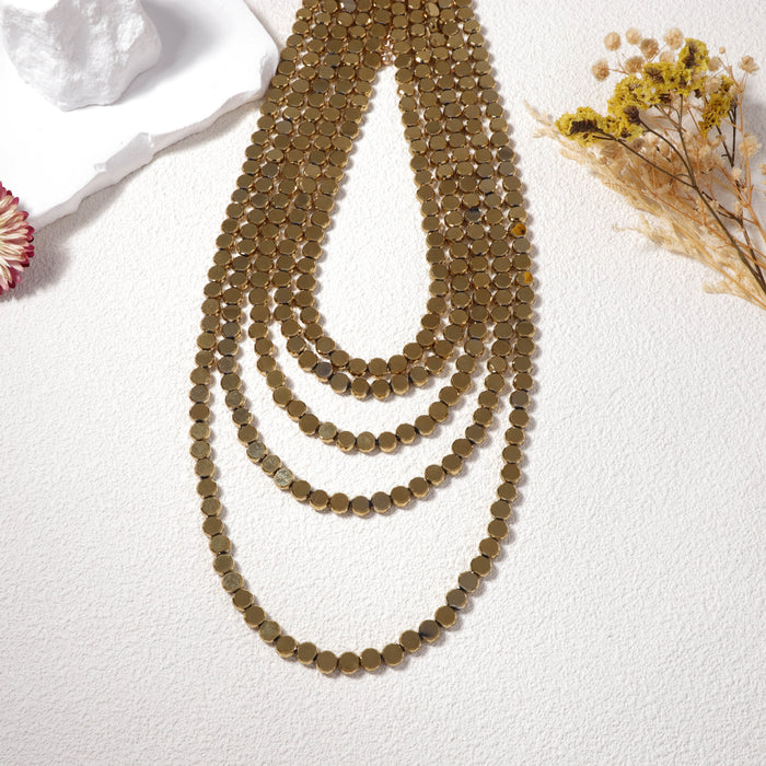 Wholesale Multi-layer Light Luxury Design Sense Alloy Long Necklace Niche Women