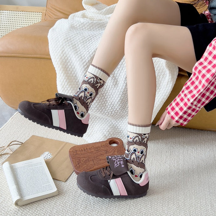Wholesale Cartoon Socks Children Autumn/Winter Mid Tube Women's Socks Anime Cartoon Long Tube Men's Socks