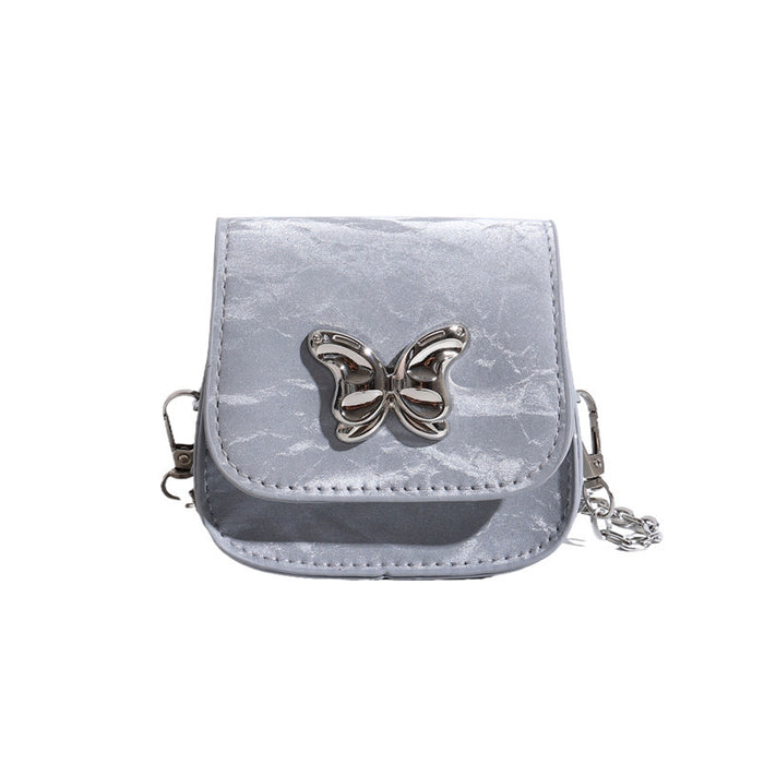 Wholesale Small Bag Women's Summer Mini Lipstick Crossbody Bag This Year's Popular Butterfly Chain Shoulder Bag