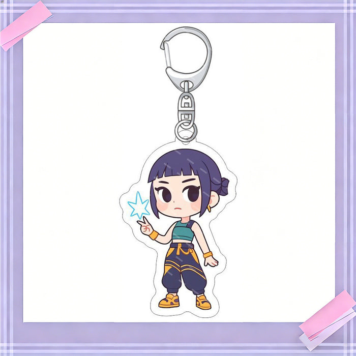 Wholesale 10pcs/set K-POP anime merchandise acrylic keychains and pendants