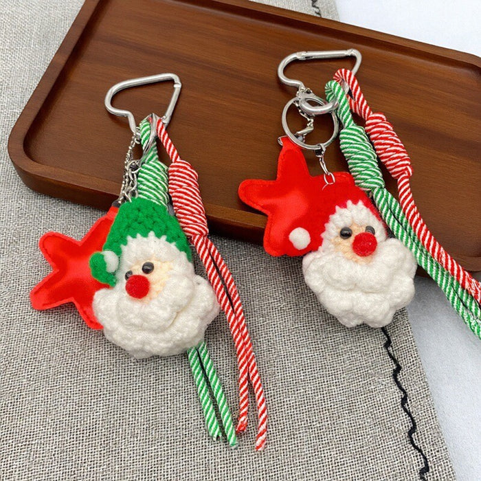 Wholesale Christmas Creative Star Keychain Ornament