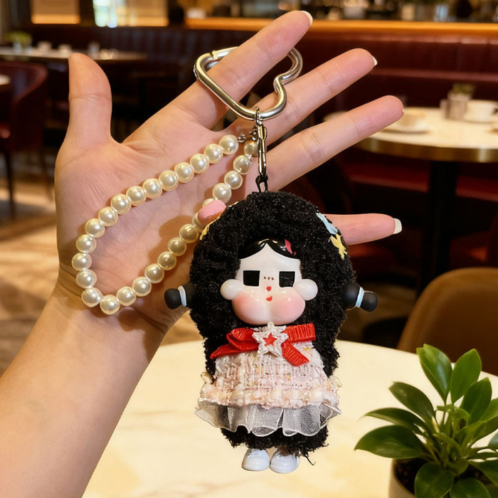 Wholesale Cute plush doll keychain