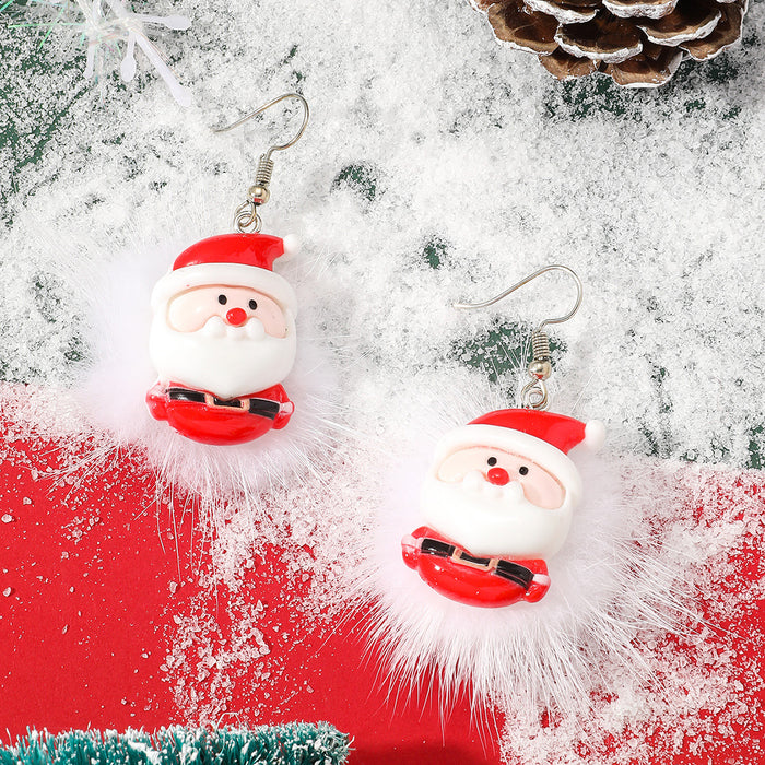 Wholesale Christmas Series Cartoon Cute Acrylic Earrings JDC-ES-JunJie006