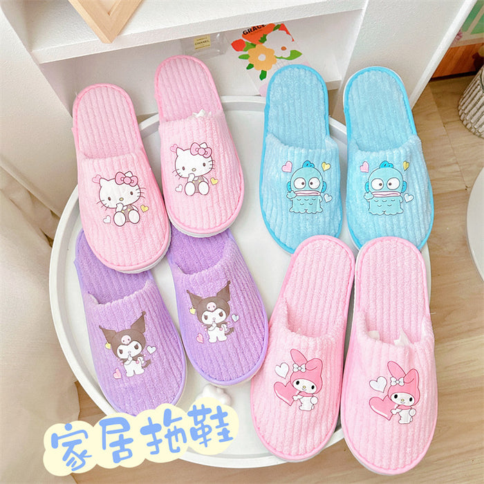 Wholesale Coral Fleece Cartoon Non-slip Slippers JDC-SP-Ceguan001