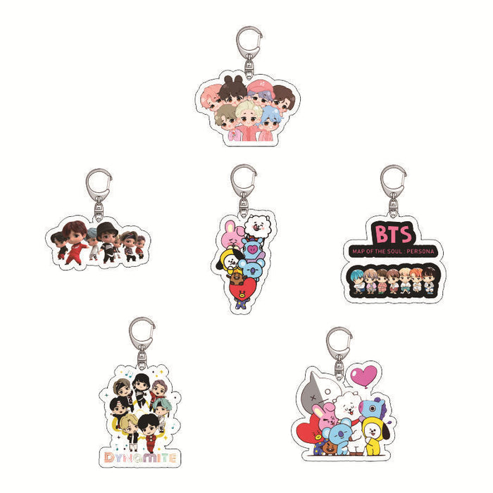 Wholesale Creative Candy Series Kpop Cartoon Keychain JDC-KC-XinF001