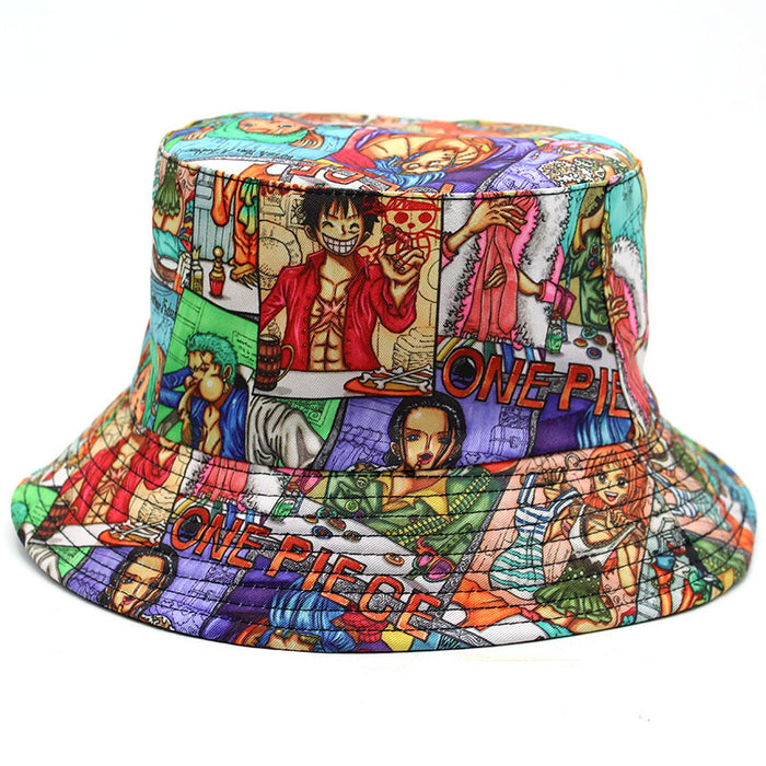 Wholesale Cartoon and anime print fisherman' s hat