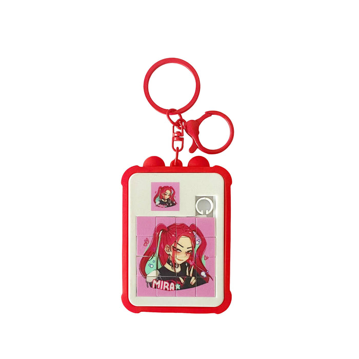 Wholesale K-POP handheld puzzle PVC keychains