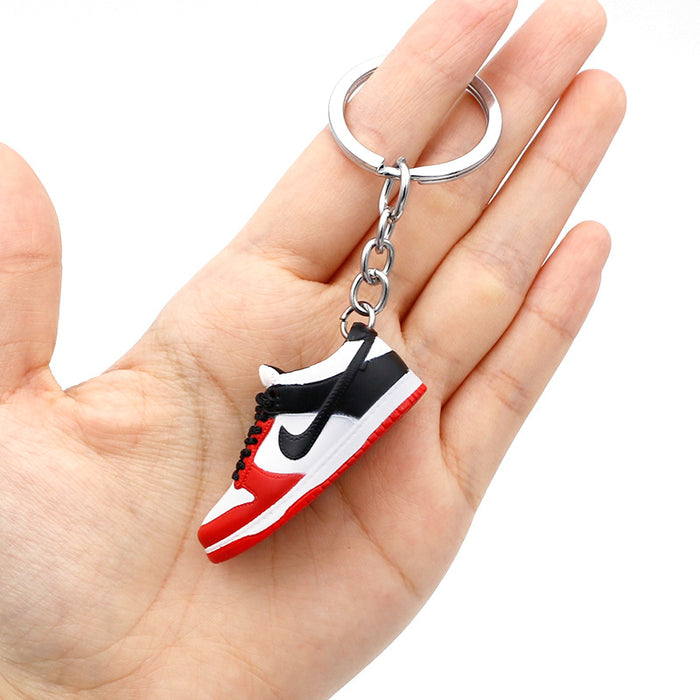 Wholesale PVC Basketball Shoe Model Keychain JDC-KC-QLPing016