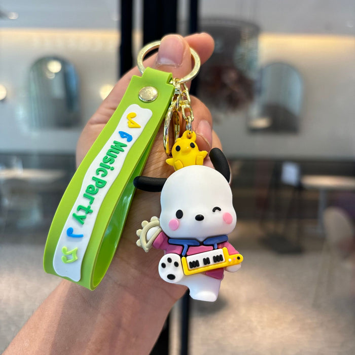 Wholesale Cartoon Silicone Anime Keychain JDC-KC-PengYu046