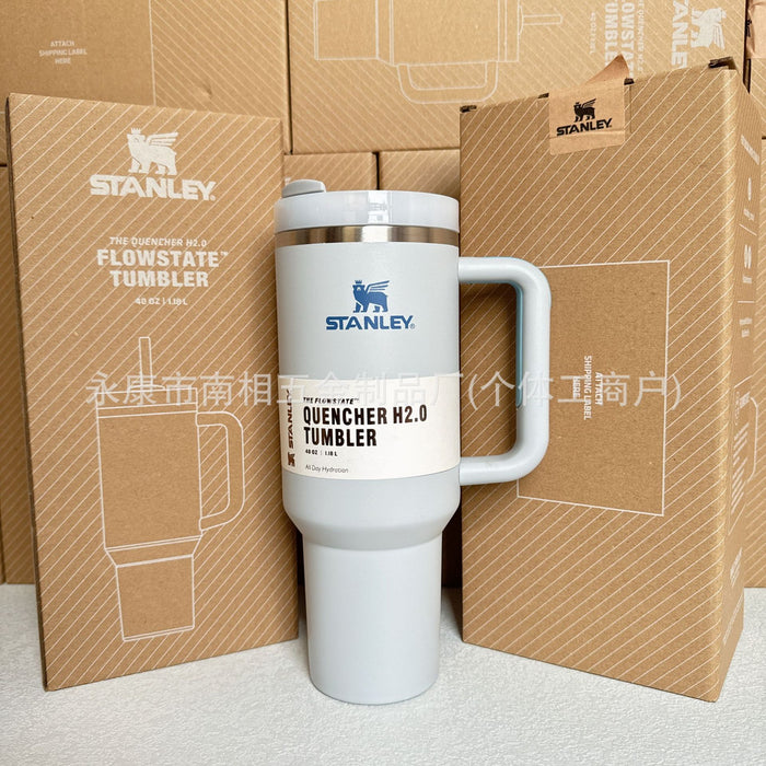 Wholesale 40oz giant straw cup,  car-friendly stainless steel large capacity ice bullies cup