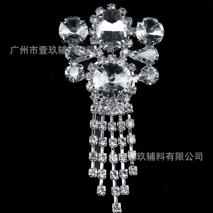 Wholesale DIY rhinestone bow clothing accessories