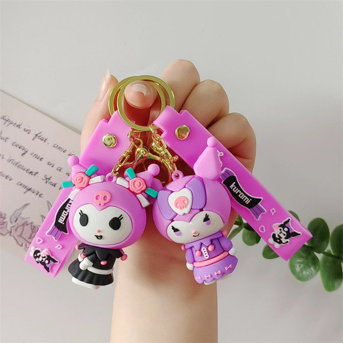 Wholesale Cartoon Silicone Doll Keychain JDC-KC-HaoXi010