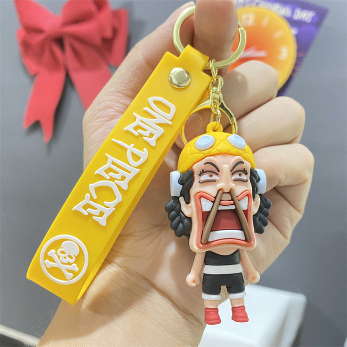 Wholesale PVC Cartoon Doll Keychain JDC-KC-WuYi036