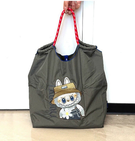 Wholesale Cute waist bag embroidered waterproof nylon crossbody bag versatile casual shoulder bag daily handbag