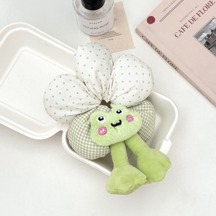 Wholesale Cute Butt Flower Hair Scrunchies