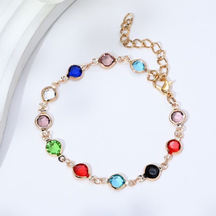 Wholesale Alloy Electroplated Star Rhinestone Bracelet and Necklace Set