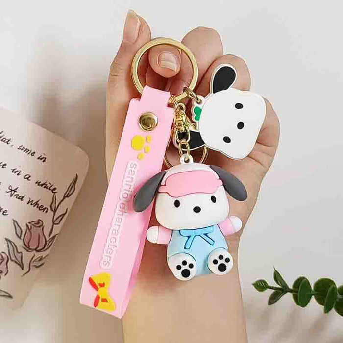 Wholesale Cartoon Silicone Doll Keychain JDC-KC-HaoXi023