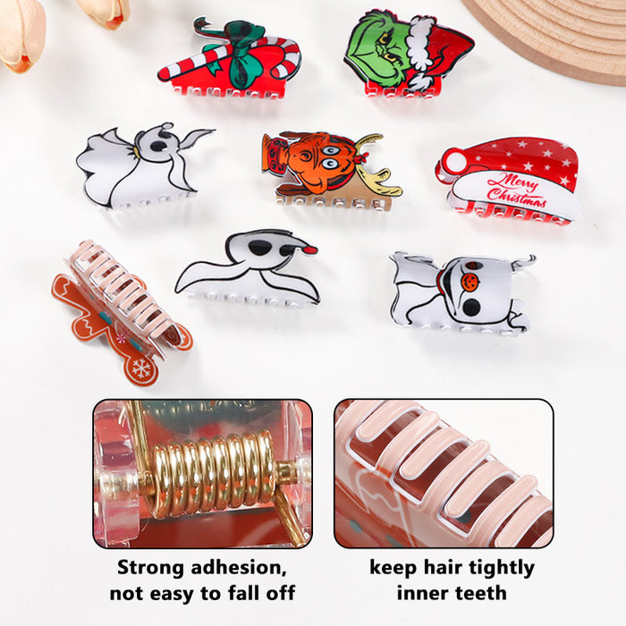 Wholesale Christmas grab clip hair clip back head updo hair headdress