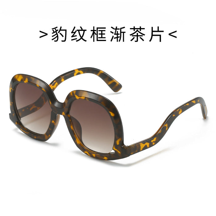 Wholesale New trendy sunglasses, retro large frame sunglasses, sunglasses