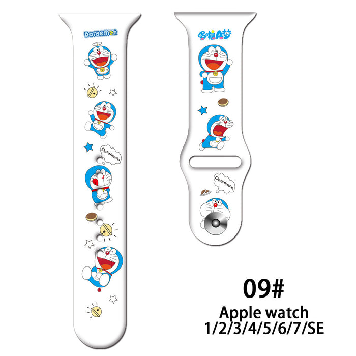 Wholesale Personalized Printed Silicone Watch Strap JDC-WD-NuoQi014