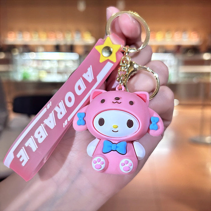 Wholesale Silicone Cartoon Doll Keychain(S)JDC-KC-ZiX023