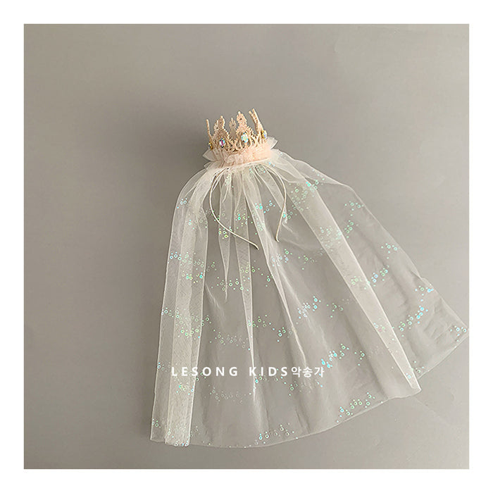 Wholesale Hairband Crown Mesh Birthday Hat Photo Props