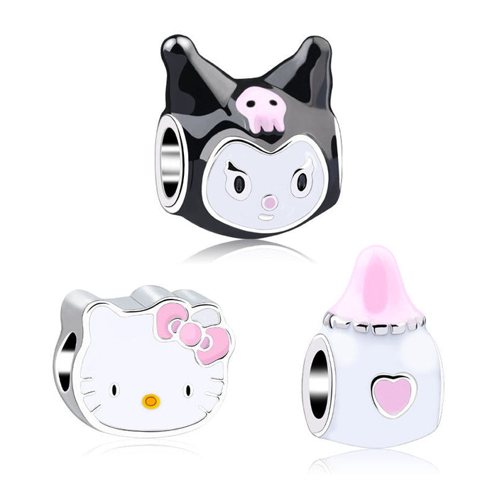 Wholesale 3D Cartoon Cat Dripping Oil Jewelry Accessories JDC-CS-JiaR004