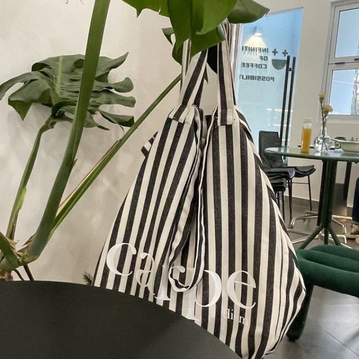 Wholesale Large Capacity All-match Striped Tote Bag Shoulder