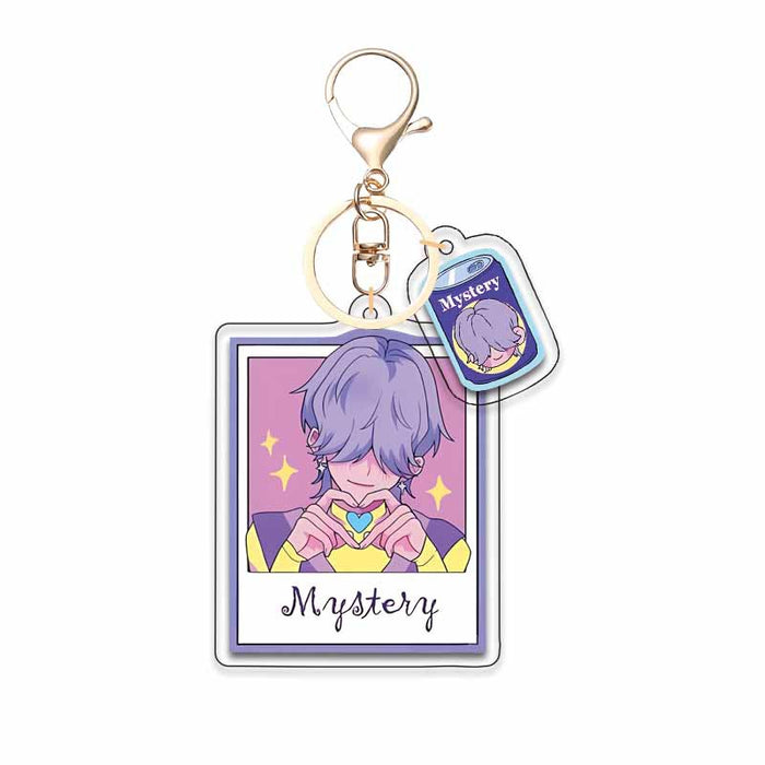 Wholesale KPOP Layered Acrylic Anime characters Keychain Spot Gold Buckle