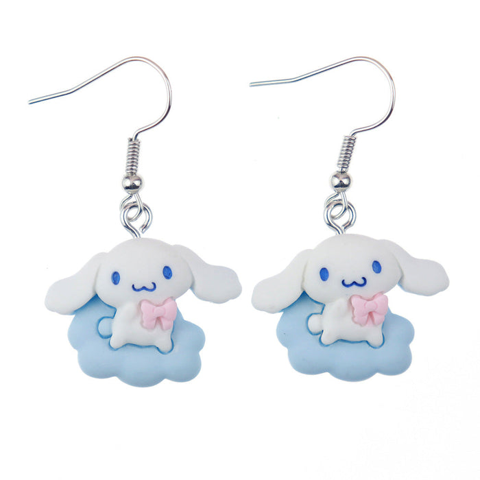 Wholesale Earrings Resin Fun Cute Cartoon Animals (S) JDC-ES-niqing009