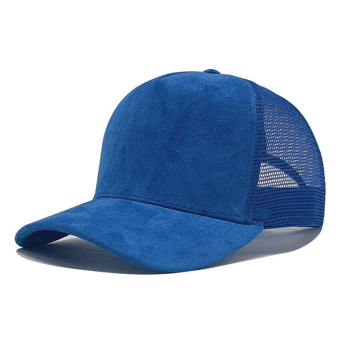 Wholesale High-Quality Chic Style Suede Mesh Trucker Hat Fashion Accessory Gift