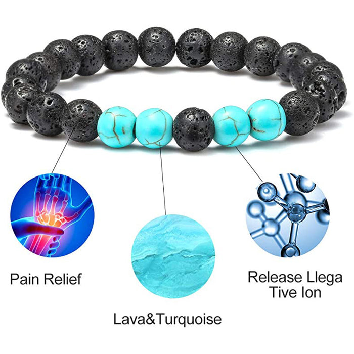 Wholesale Volcanic Stone Bracelet JDC-BT-LongR011