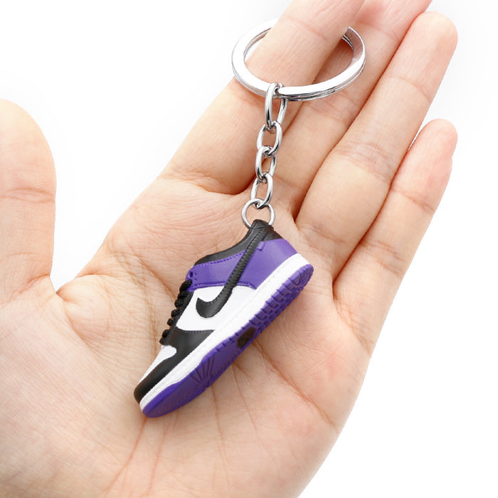 Wholesale PVC Basketball Shoe Model Keychain JDC-KC-QLPing016