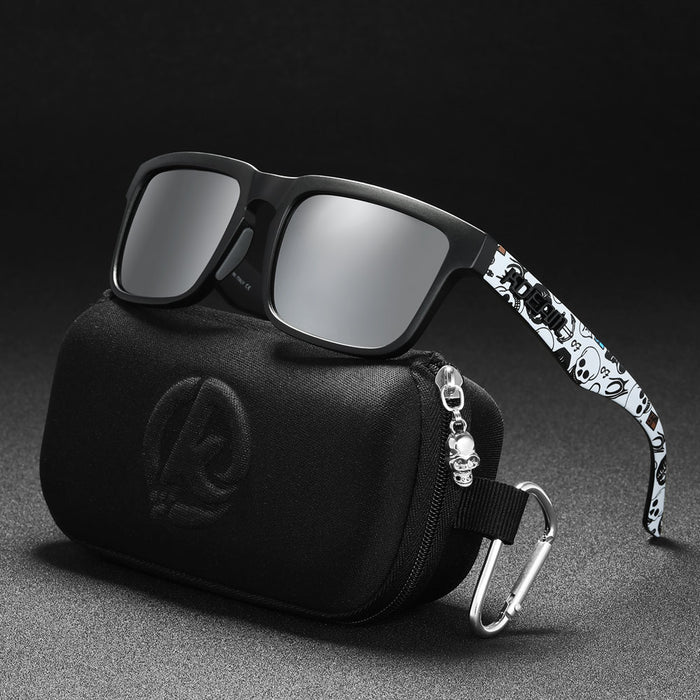 Wholesale PC Ultra-light Square Ultra-light Driving Colorful Sunglasses JDC-SG-KaiDian004