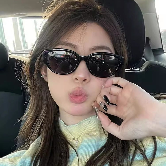 Wholesale Retro sunglasses for men and women, round face sunglasses, sun protection, hiking goggles