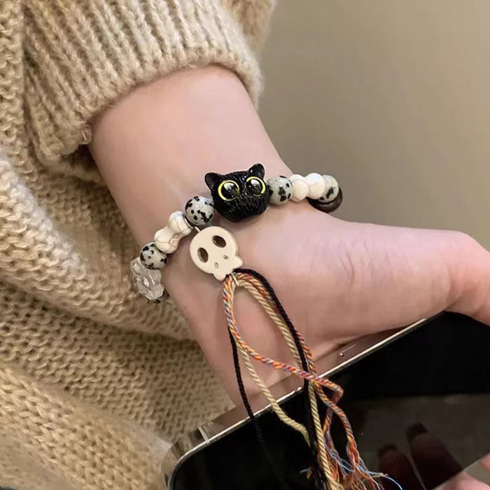 Wholesale Woven rope bracelet with niche design, tassel colored bracelet, and accessories