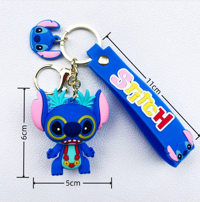 Wholesale PVC cartoon doll Keychain JDC-KC-WuYi090