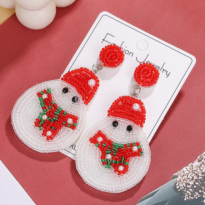 Wholesale Christmas Series Deer Boots Earrings