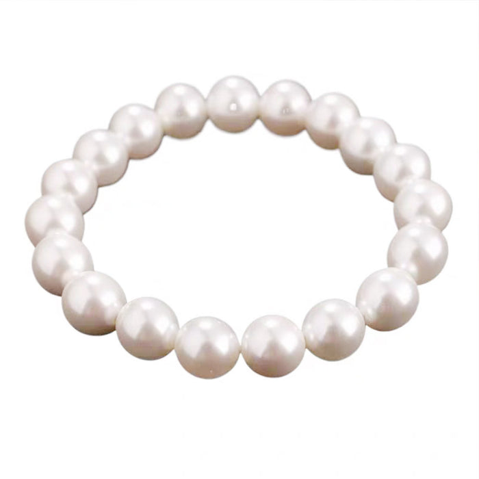 Wholesale Retro minimalist pearl elastic bracelet, light luxury fashion bracelet, versatile temperament bracelet, and accessories