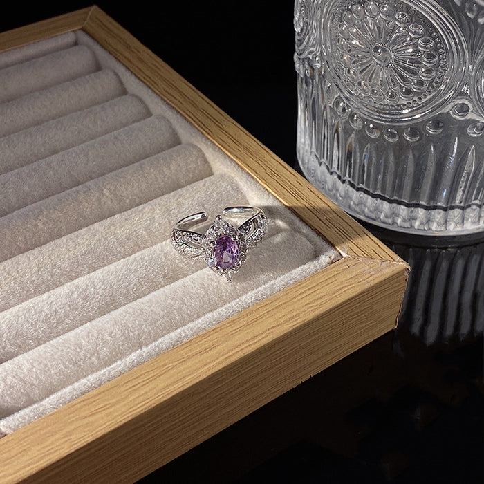 Wholesale Light luxury high-end ring elegant niche personality minimalist versatile ring accessory